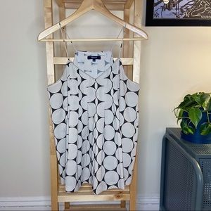 Madewell Polka Dot Pattern Silk Swing Tank Top 6